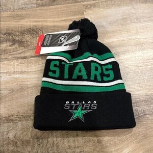NHL Dallas Stars Black and Green Kids Beanie